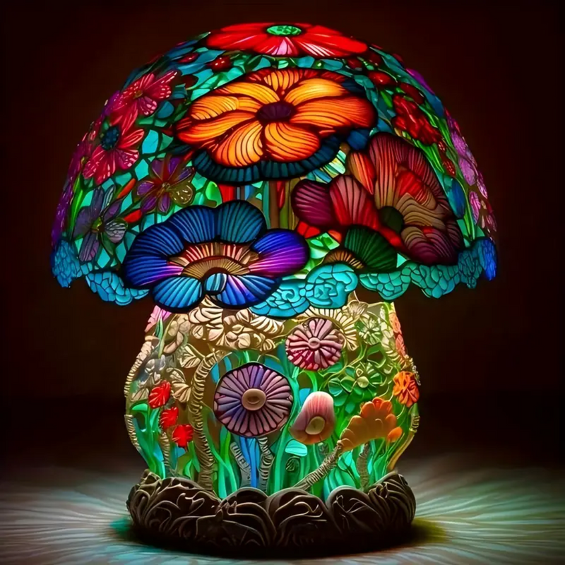 Frosted Mushroom Light