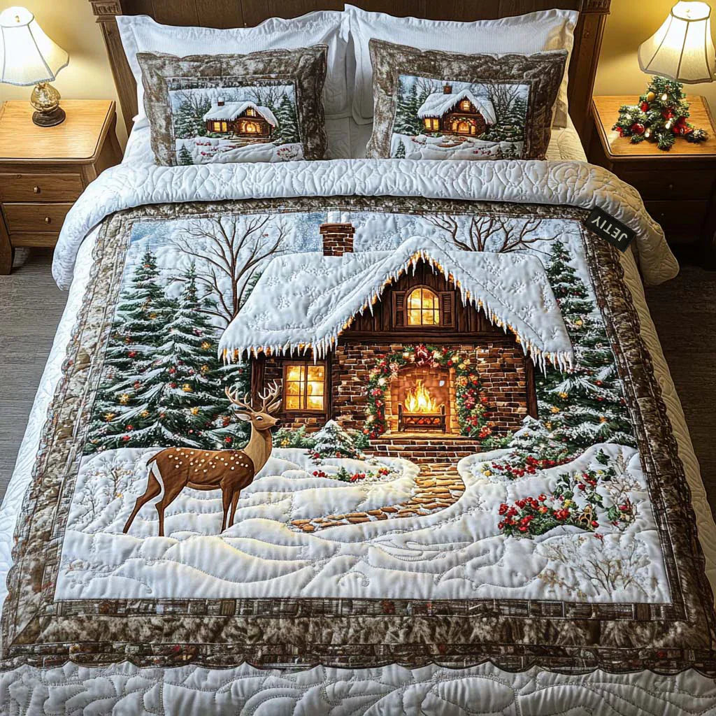 Mia Ottawa - 3-Piece Quilted Bedding Set