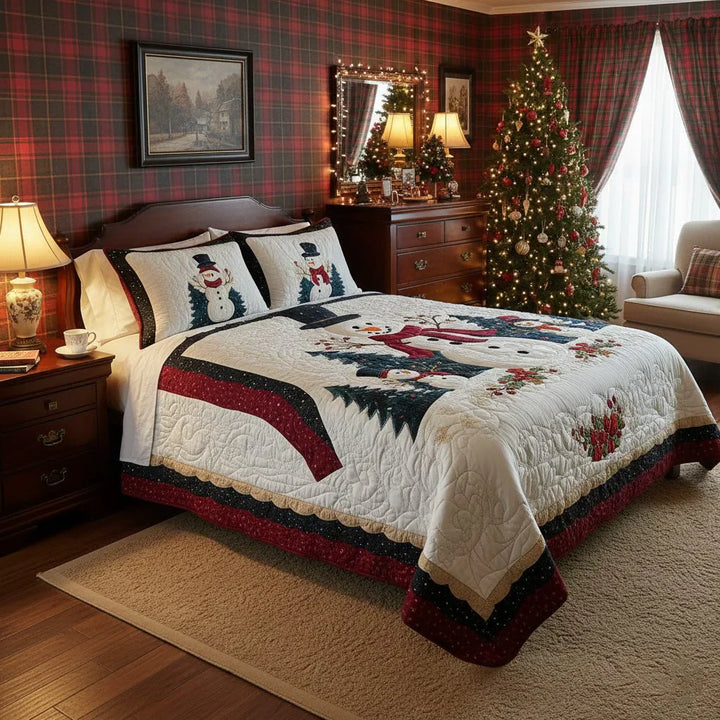 Winter Wonderland Quilted Bedding Set