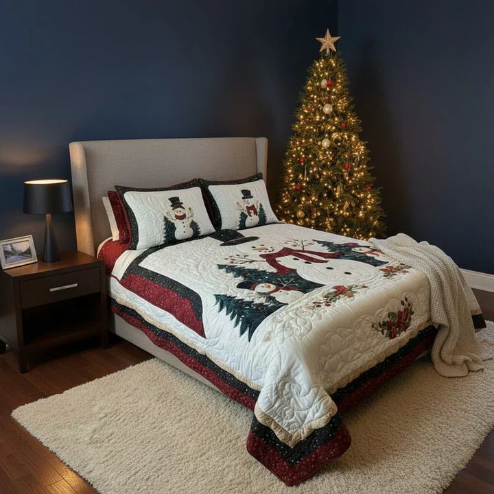 Winter Wonderland Quilted Bedding Set