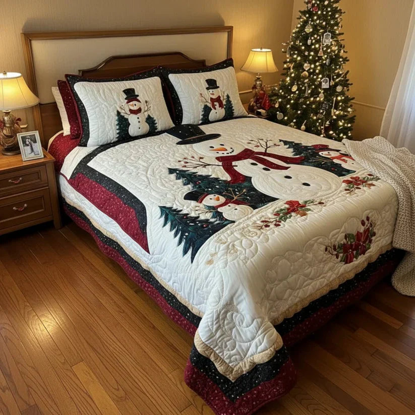 Winter Wonderland Quilted Bedding Set