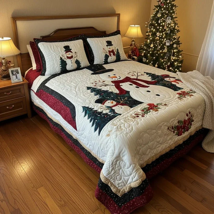 Winter Wonderland Quilted Bedding Set