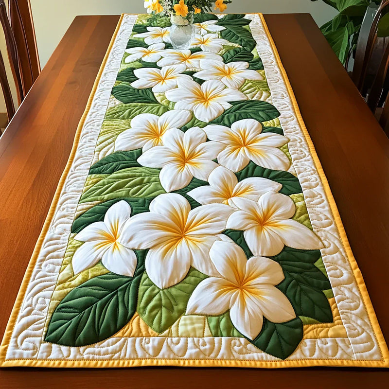 Mia Ottawa - Frangipani Quilted Table Runner