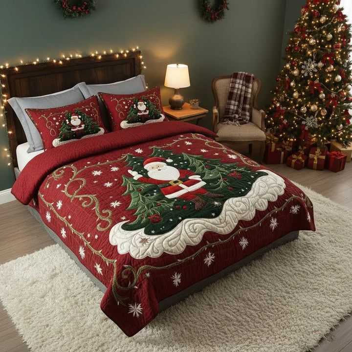 Festive Quilted Bedding Set