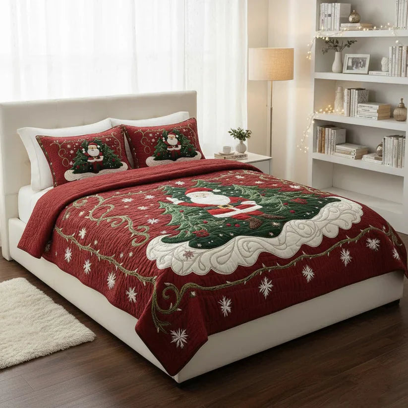 Festive Quilted Bedding Set
