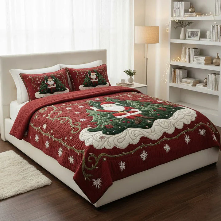 Festive Quilted Bedding Set
