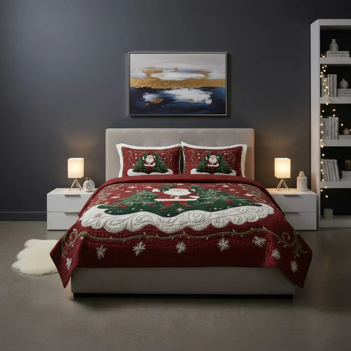 Festive Quilted Bedding Set