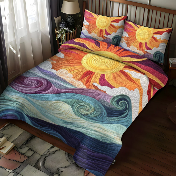 3-Piece Quilted Bedding Set