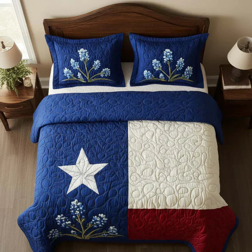 3-Piece Quilted Bedding Set