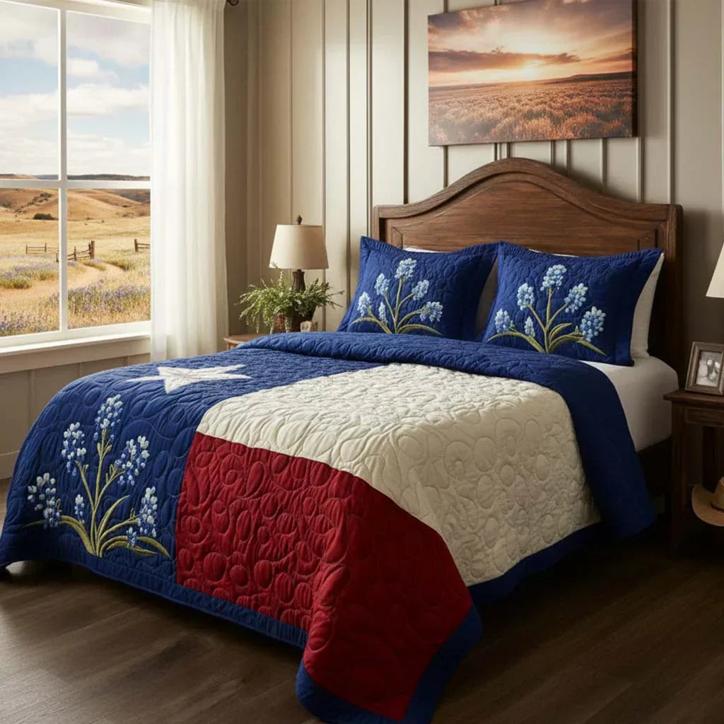 3-Piece Quilted Bedding Set